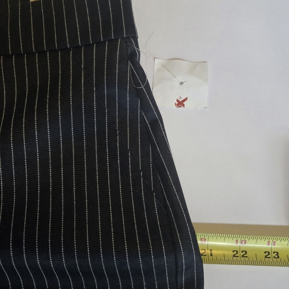 NWT Michael Kors Blue Pinstripe Dress Pants. Size 10 - Picture 7 of 11